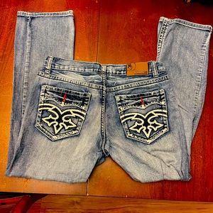 (SOLD) RARE FLYPAPER JEANS (ROCK REVIVAL STYLE)